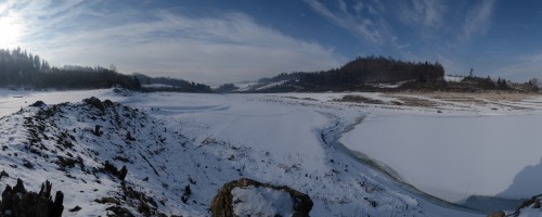 Niska woda w Zalewie Czorsztyńskim #015